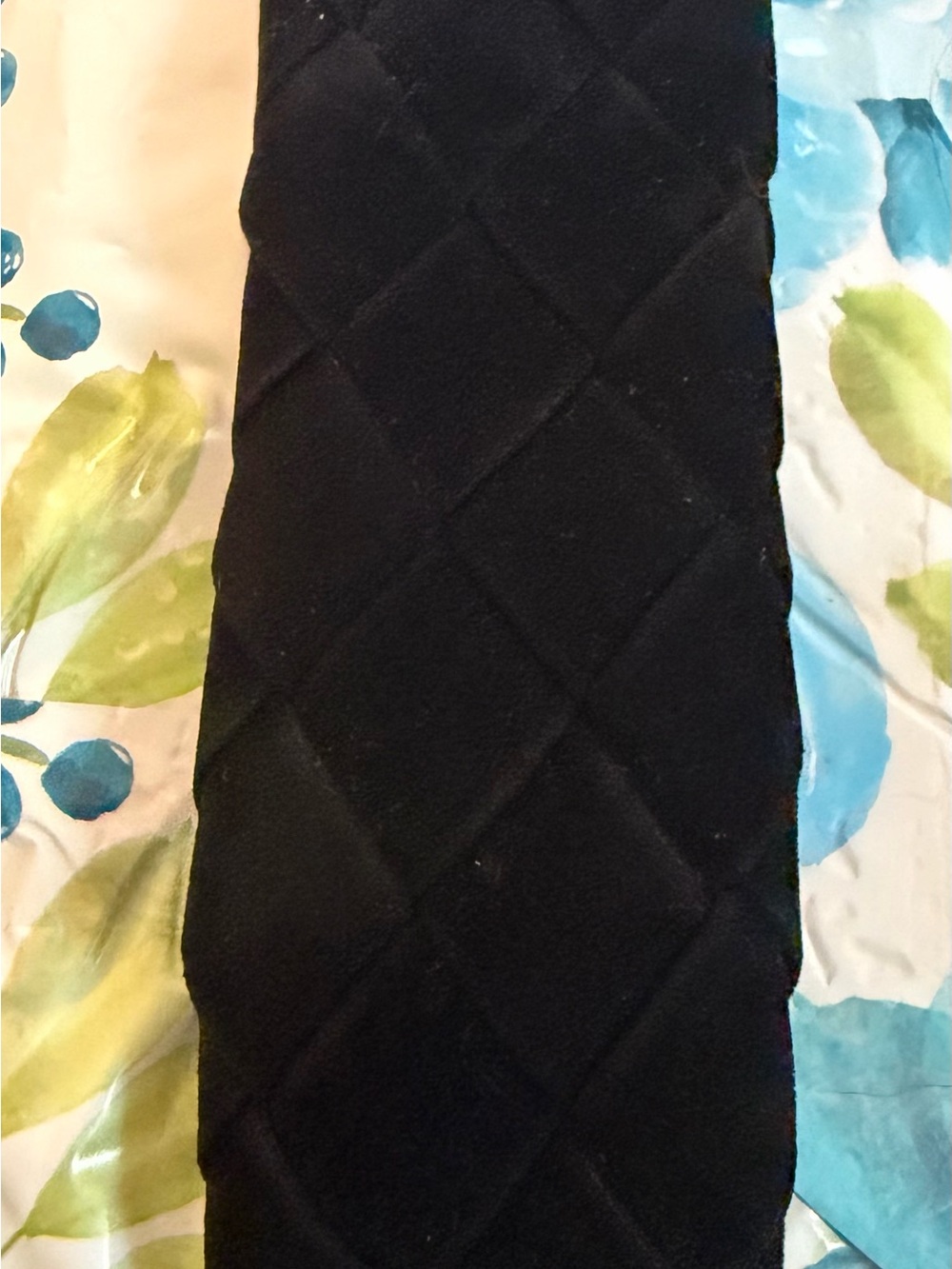 Quilted Black Velvet Bracelet